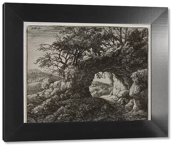 The Pierced Rock. Creator: Anthonie Waterloo (Dutch, 1609  /  10-1690)