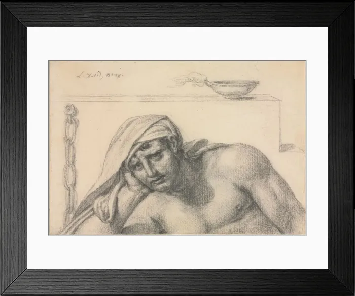 Framed Print : The Prisoner, 1819. Creator: Jacques-Louis David (French, 1748-1825) Framed Print : The Prisoner, 1819. Creator: Jacques-Louis David (French, 1748-1825)