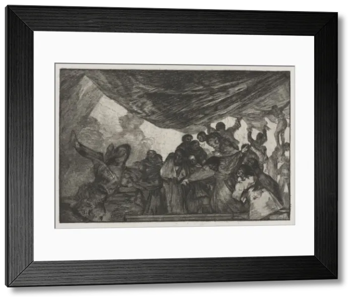 Framed Print : The Proverbs: Clear Folly, 1864. Creator: Francisco de Goya (Spanish, 1746-1828) Framed Print : The Proverbs: Clear Folly, 1864. Creator: Francisco de Goya (Spanish, 1746-1828)