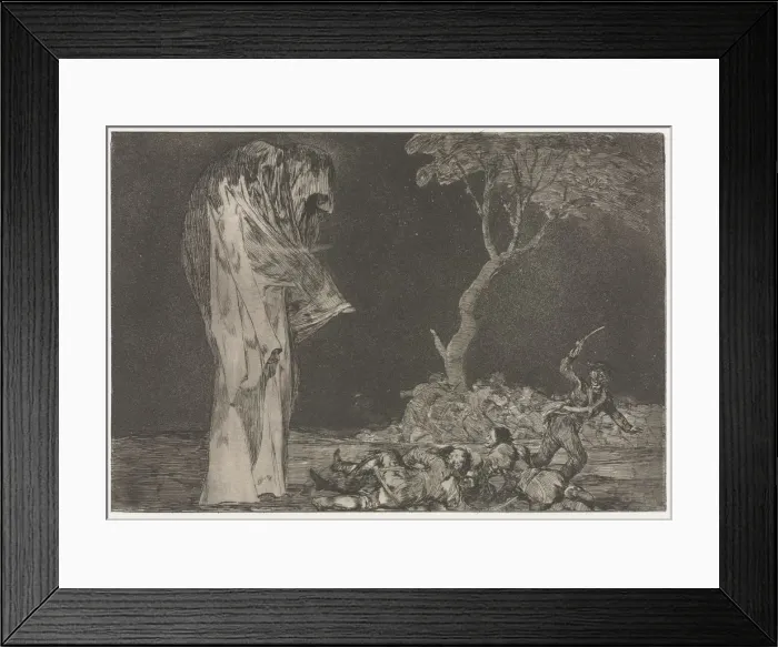 Framed Print : The Proverbs: Folly of Fear, 1864. Creator: Francisco de Goya (Spanish, 1746-1828) Framed Print : The Proverbs: Folly of Fear, 1864. Creator: Francisco de Goya (Spanish, 1746-1828)