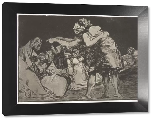 The Proverbs: Matrimonial Folly, 1864. Creator: Francisco de Goya (Spanish, 1746-1828)
