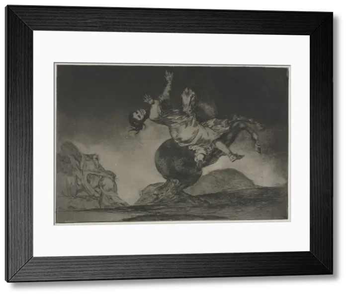Framed Print : The Proverbs: The Horse-Abductor, 1864. Creator: Francisco de Goya (Spanish, 1746-1828) Framed Print : The Proverbs: The Horse-Abductor, 1864. Creator: Francisco de Goya (Spanish, 1746-1828)