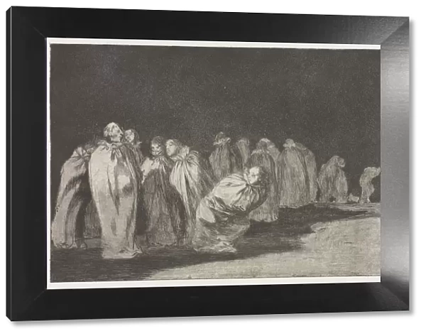 The Proverbs: The Men in Sacks, 1864. Creator: Francisco de Goya (Spanish, 1746-1828)