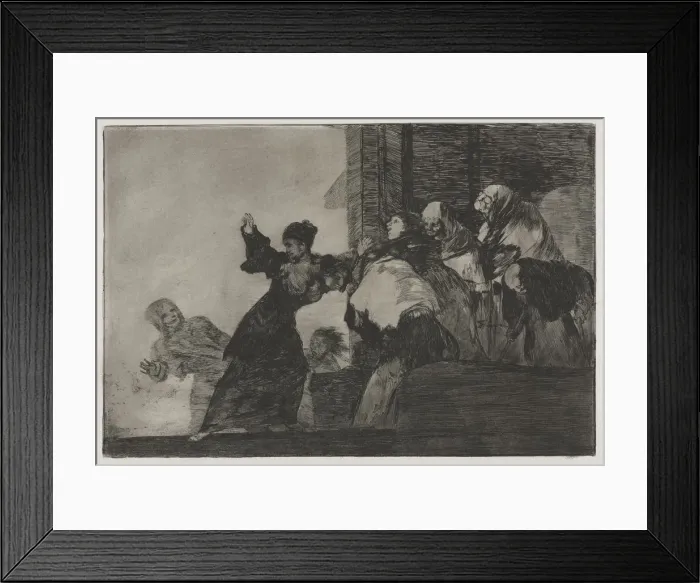 Framed Print : The Proverbs: Poor Folly, 1864. Creator: Francisco de Goya (Spanish, 1746-1828) Framed Print : The Proverbs: Poor Folly, 1864. Creator: Francisco de Goya (Spanish, 1746-1828)
