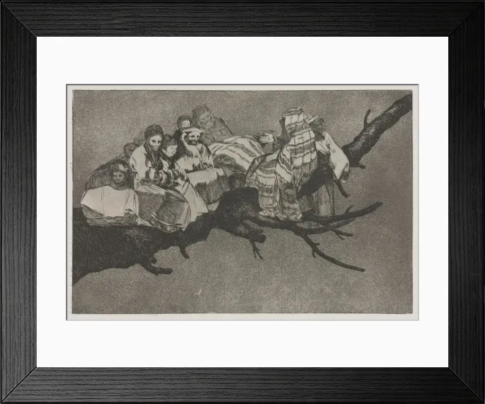 Framed Print : The Proverbs: Ridiculous Folly, 1864. Creator: Francisco de Goya (Spanish, 1746-1828) Framed Print : The Proverbs: Ridiculous Folly, 1864. Creator: Francisco de Goya (Spanish, 1746-1828)