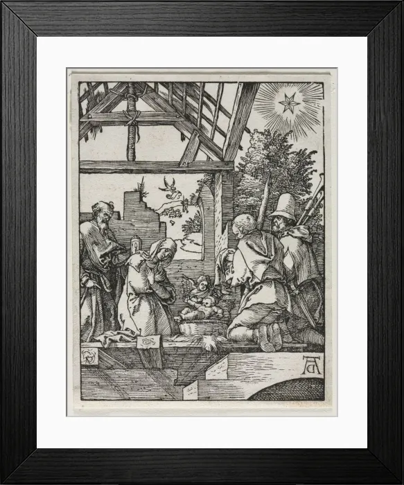 Framed Print : The Small Passion: The Nativity. Creator: Albrecht Dürer (German, 1471-1528) Framed Print : The Small Passion: The Nativity. Creator: Albrecht Dürer (German, 1471-1528)