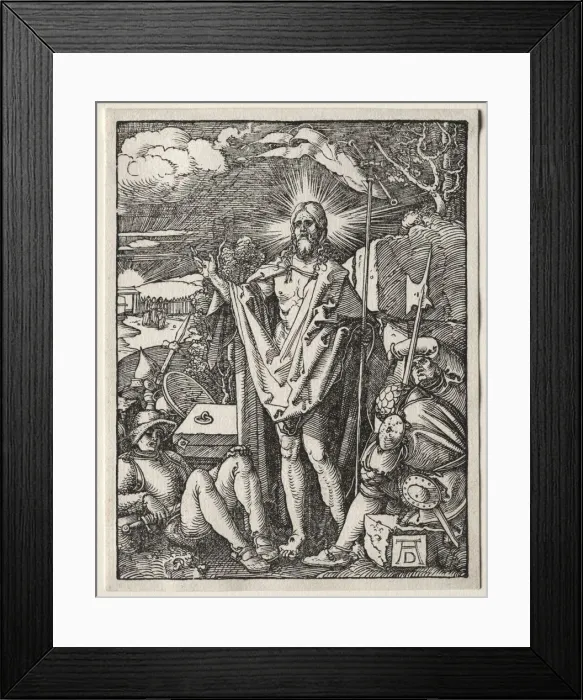 Framed Print : The Small Passion: The Resurrection, 1509-1511. Creator: Albrecht Dürer (German, 1471-1528) Framed Print : The Small Passion: The Resurrection, 1509-1511. Creator: Albrecht Dürer (German, 1471-1528)