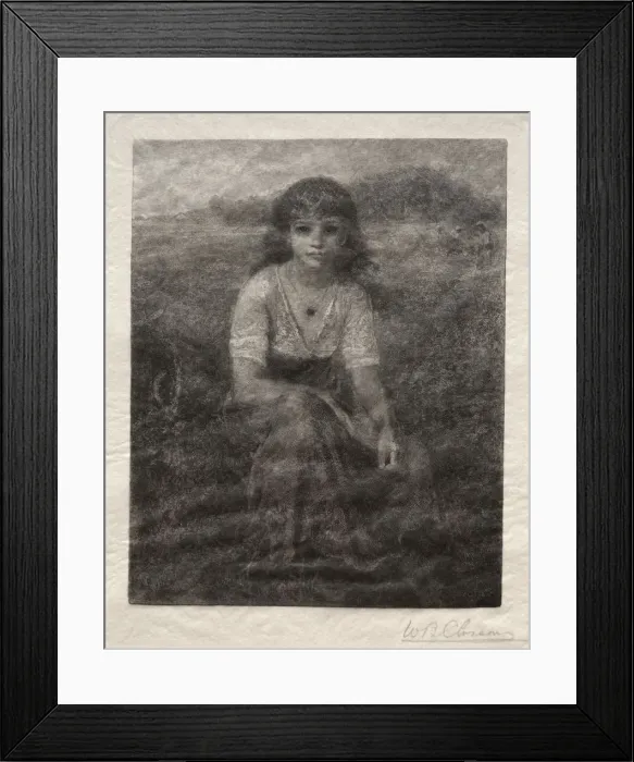 Framed Print : The Quadroon Girl, 1887. Creator: William Baxter Palmer Closson (American, 1848-1926) Framed Print : The Quadroon Girl, 1887. Creator: William Baxter Palmer Closson (American, 1848-1926)