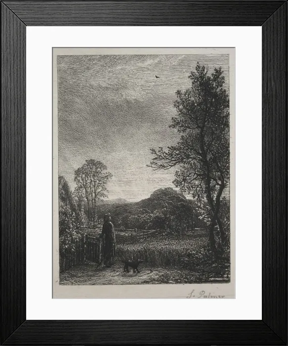 Framed Print : The Skylark, 1850. Creator: Samuel Palmer (British, 1805-1881) Framed Print : The Skylark, 1850. Creator: Samuel Palmer (British, 1805-1881)