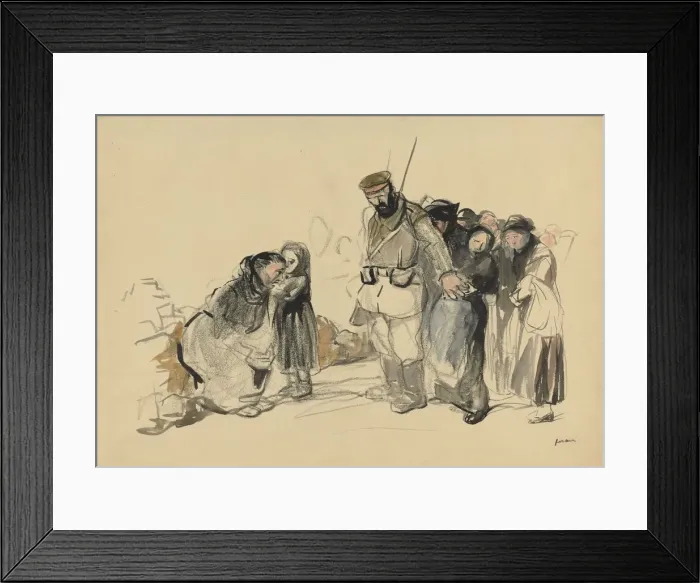 Framed Print : The Slavery in the North, fourth quarter 1800s or first third 1900s. Creator: Jean Louis Forain Framed Print : The Slavery in the North, fourth quarter 1800s or first third 1900s. Creator: Jean Louis Forain