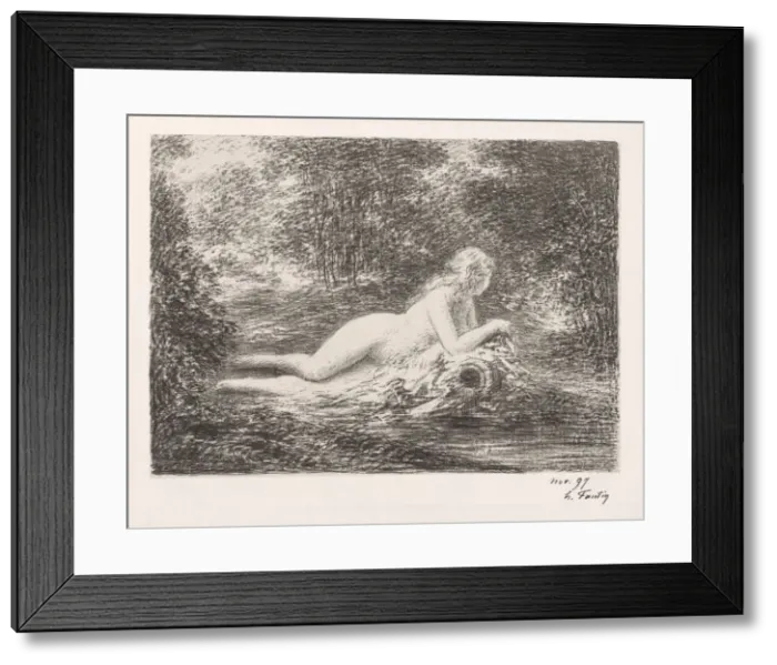Framed Print : The Spring, 1897. Creator: Henri Fantin-Latour (French, 1836-1904) Framed Print : The Spring, 1897. Creator: Henri Fantin-Latour (French, 1836-1904)