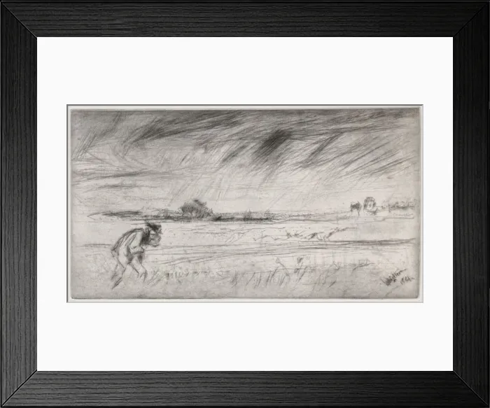 Framed Print : The Storm, 1861. Creator: James McNeill Whistler (American, 1834-1903) Framed Print : The Storm, 1861. Creator: James McNeill Whistler (American, 1834-1903)