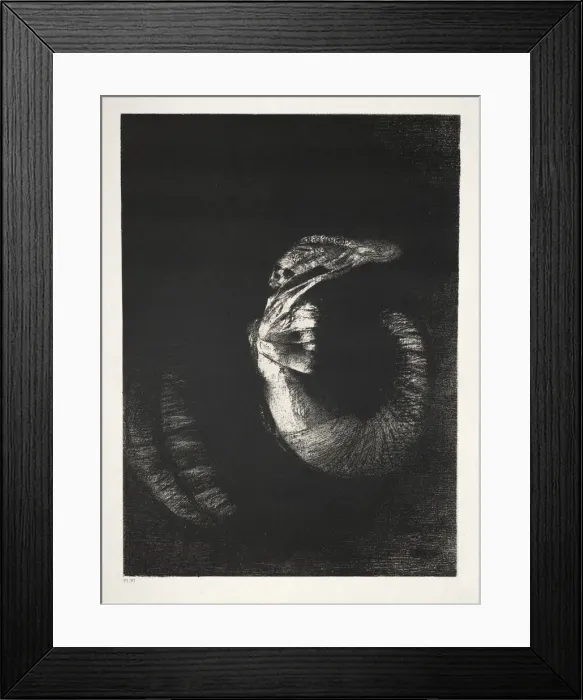 Framed Print : The Temptation of Saint Anthony (First Series): It Is a Skull Wreathed with Roses Framed Print : The Temptation of Saint Anthony (First Series): It Is a Skull Wreathed with Roses