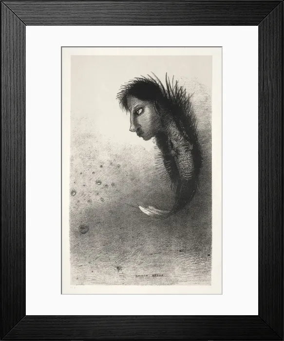 Framed Print : The Temptation of Saint Anthony (First Series): Then There Appears a Singular Being Framed Print : The Temptation of Saint Anthony (First Series): Then There Appears a Singular Being