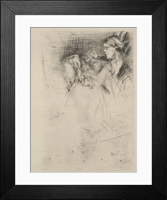 Framed Print : The Toilet, 1863. Creator: James McNeill Whistler (American, 1834-1903) Framed Print : The Toilet, 1863. Creator: James McNeill Whistler (American, 1834-1903)