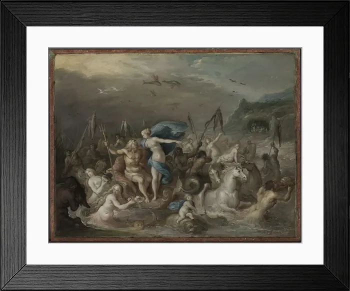 Framed Print : The Triumph of Neptune and Amphitrite, 1630s. Creator: Frans Francken (Flemish, 1581-1642) Framed Print : The Triumph of Neptune and Amphitrite, 1630s. Creator: Frans Francken (Flemish, 1581-1642)