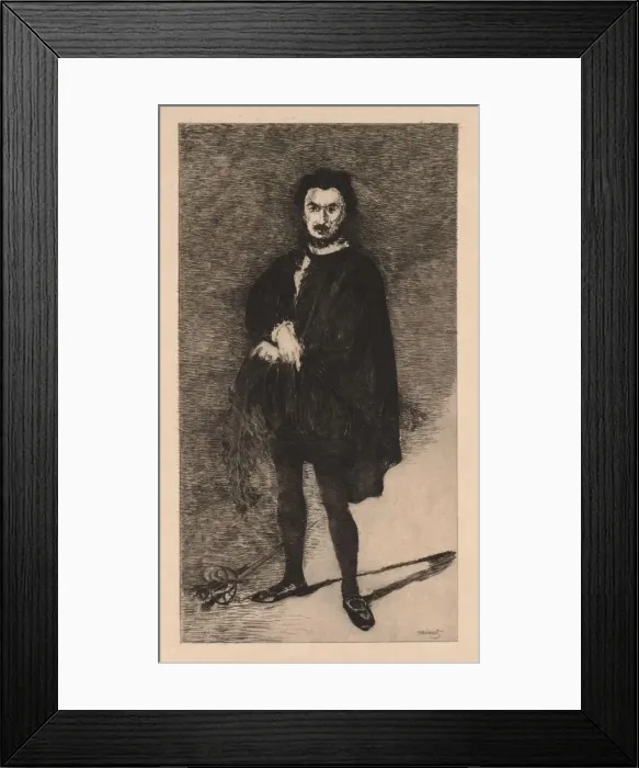Framed Print : The Tragic Actor, 1866. Creator: Edouard Manet (French, 1832-1883) Framed Print : The Tragic Actor, 1866. Creator: Edouard Manet (French, 1832-1883)