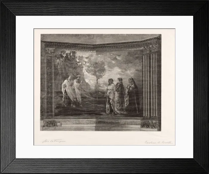 Framed Print : The Three Marys, 1887. Creator: Caroline Amelia Powell (American, 1852-1935) Framed Print : The Three Marys, 1887. Creator: Caroline Amelia Powell (American, 1852-1935)