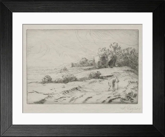 Framed Print : The Tower. Creator: Alphonse Legros (French, 1837-1911) Framed Print : The Tower. Creator: Alphonse Legros (French, 1837-1911)