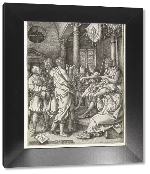 The Story of Susanna: Daniel Cross-Examining the Elders. Creator: Heinrich Aldegrever (German
