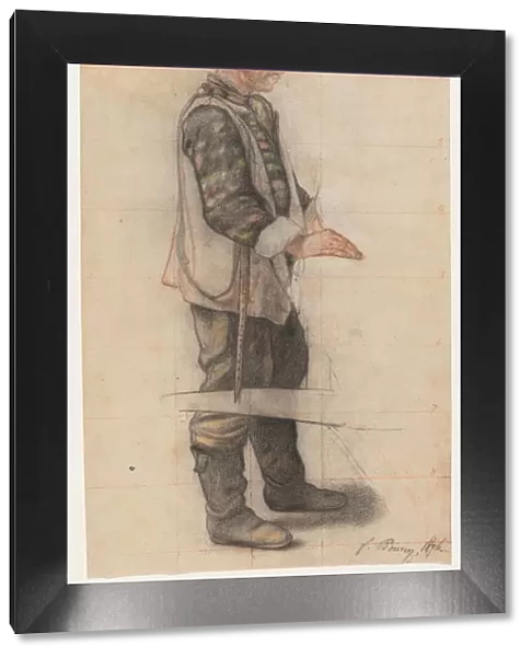 The Stretcher Bearer (Study for Le Couvreur tombe ), 1876. Creator