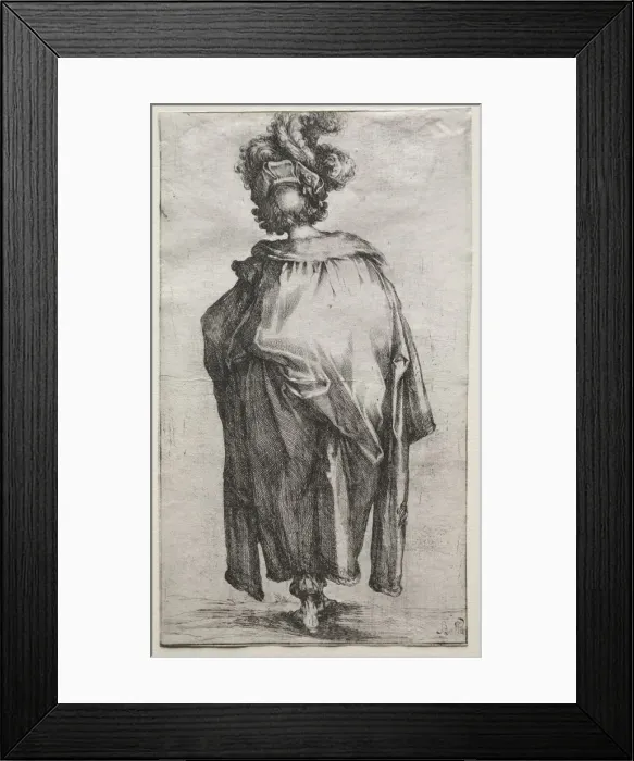 Framed Print : The Three Magi: Melchior, c. 1615. Creator: Jacques Bellange (French, c. 1575-1616) Framed Print : The Three Magi: Melchior, c. 1615. Creator: Jacques Bellange (French, c. 1575-1616)