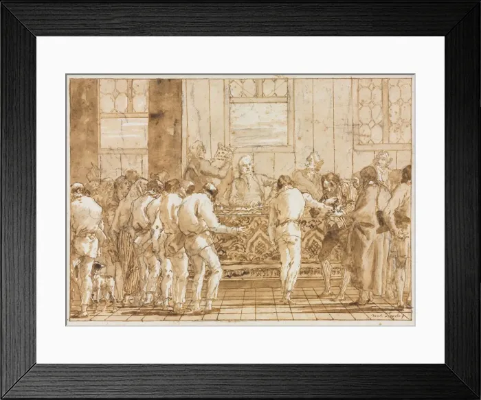 Framed Print : The Trial, 1790s. Creator: Giovanni Domenico Tiepolo (Italian, 1727-1804) Framed Print : The Trial, 1790s. Creator: Giovanni Domenico Tiepolo (Italian, 1727-1804)