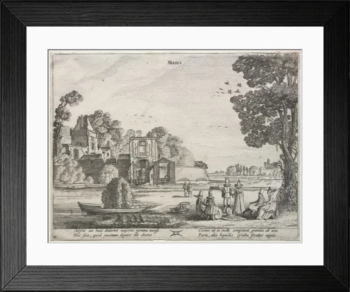 Framed Print : The Twelve Months: May. Creator: Jan van de Velde (Dutch, 1620-1662) Framed Print : The Twelve Months: May. Creator: Jan van de Velde (Dutch, 1620-1662)