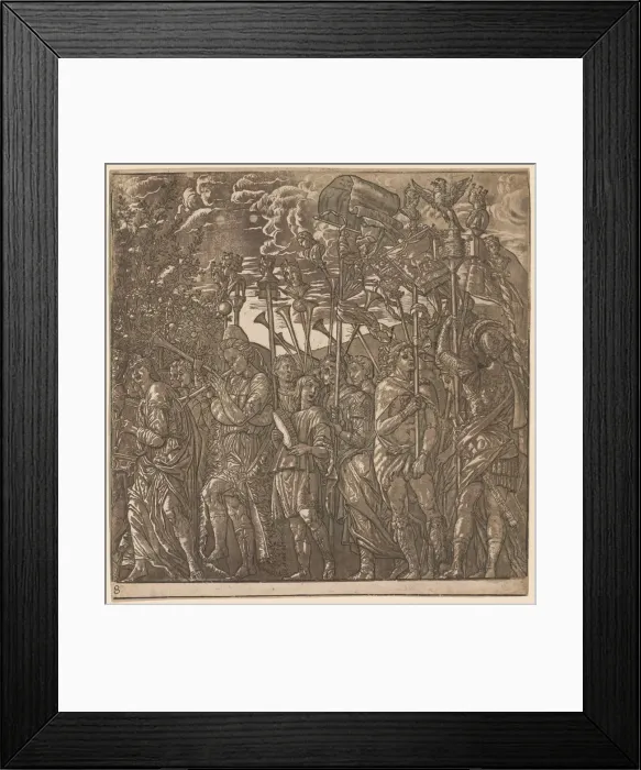 Framed Print : The Triumph of Julius Caesar: Soldiers Carrying Banners and Standards, 1593-99. Creator Framed Print : The Triumph of Julius Caesar: Soldiers Carrying Banners and Standards, 1593-99. Creator