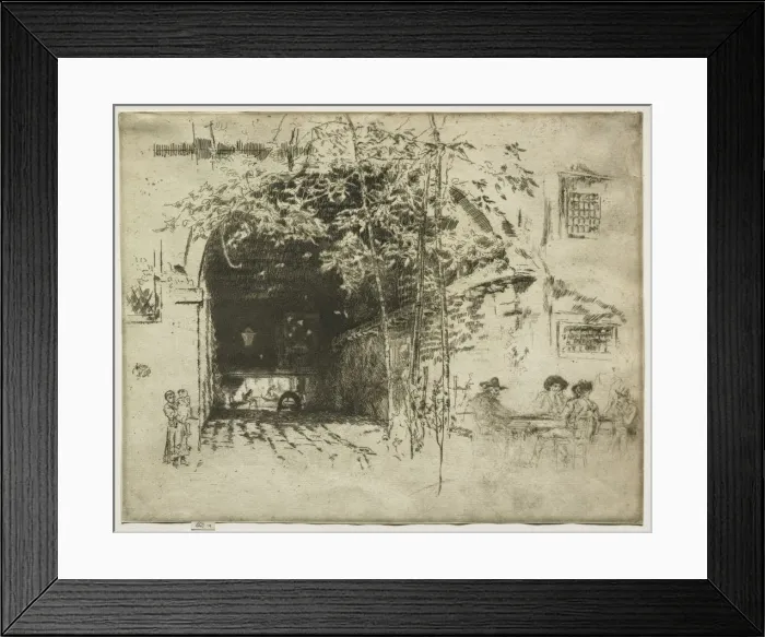 Framed Print : The Traghetto, 1880. Creator: James McNeill Whistler (American, 1834-1903) Framed Print : The Traghetto, 1880. Creator: James McNeill Whistler (American, 1834-1903)
