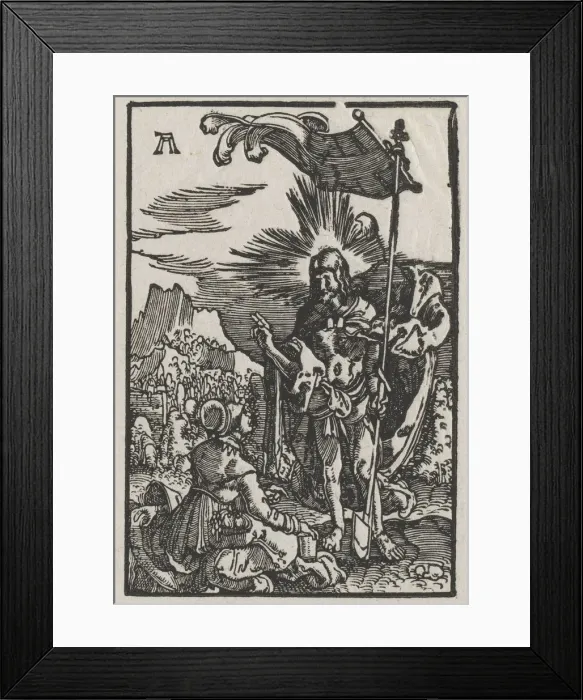 Framed Print : The Fall and Redemption of Man: Christ Appearing to St. Mary Magdalen, 1515. Creator Framed Print : The Fall and Redemption of Man: Christ Appearing to St. Mary Magdalen, 1515. Creator