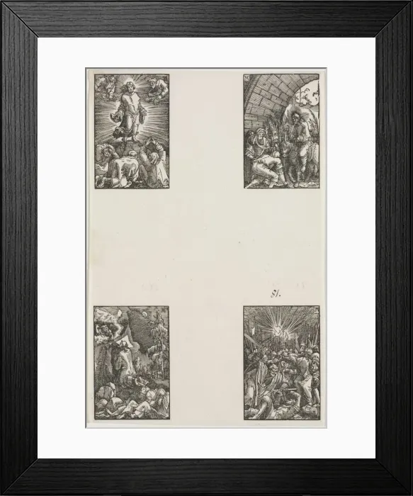 Framed Print : The Fall and Redemption of Man, c. 1515. Creator: Albrecht Altdorfer (German, c. 1480-1538) Framed Print : The Fall and Redemption of Man, c. 1515. Creator: Albrecht Altdorfer (German, c. 1480-1538)