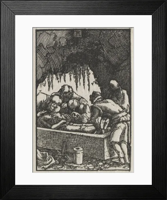 Framed Print : The Fall and Redemption of Man: Burial of Christ, c. 1515. Creator: Albrecht Altdorfer (German, c Framed Print : The Fall and Redemption of Man: Burial of Christ, c. 1515. Creator: Albrecht Altdorfer (German, c