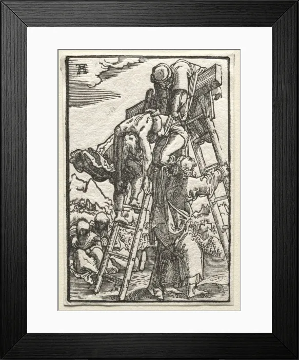 Framed Print : The Fall and Redemption of Man: Descent from the Cross, c. 1515. Creator: Albrecht Altdorfer Framed Print : The Fall and Redemption of Man: Descent from the Cross, c. 1515. Creator: Albrecht Altdorfer