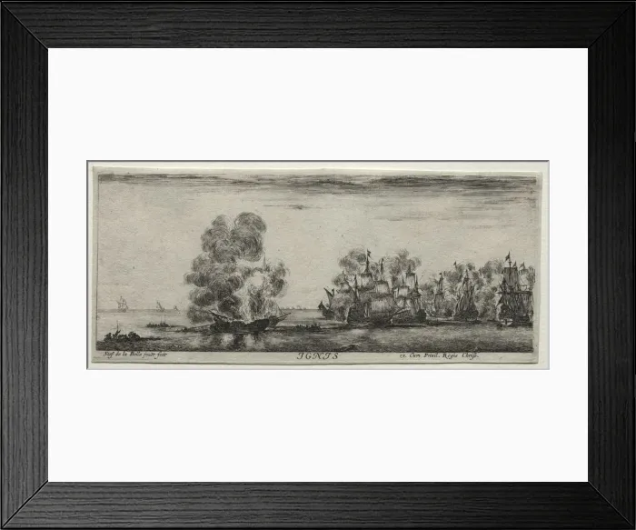 Framed Print : The Four Elements: Ignis. Creator: Stefano Della Bella (Italian, 1610-1664) Framed Print : The Four Elements: Ignis. Creator: Stefano Della Bella (Italian, 1610-1664)