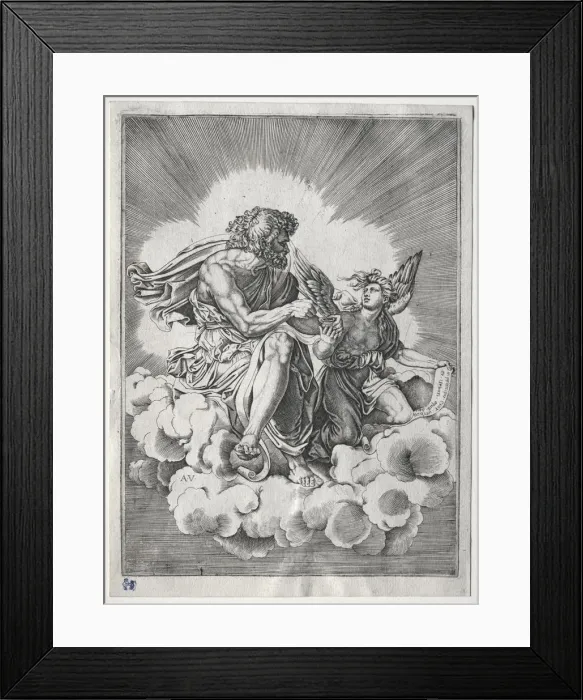 Framed Print : The Four Evangelists: St. Matthew, c. 1518. Creator: Unknown Framed Print : The Four Evangelists: St. Matthew, c. 1518. Creator: Unknown
