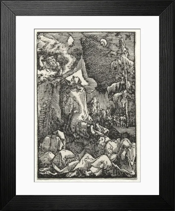 Framed Print : The Fall and Redemption of Man: Chirst on the Mount of Olives, c Framed Print : The Fall and Redemption of Man: Chirst on the Mount of Olives, c