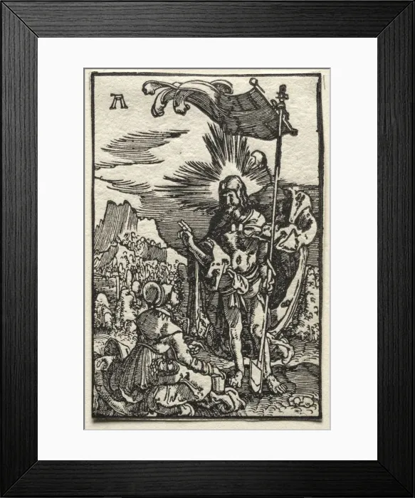 Framed Print : The Fall and Redemption of Man: Christ Appearing to St. Mary Magdalen, c. 1515. Creator Framed Print : The Fall and Redemption of Man: Christ Appearing to St. Mary Magdalen, c. 1515. Creator