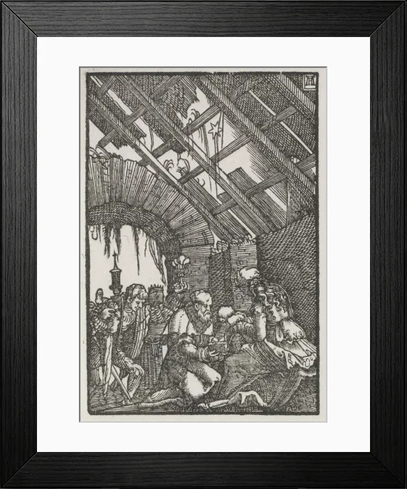 Framed Print : The Fall and Redemption of Man: The Adoration of the Magi, c. 1515. Creator: Albrecht Altdorfer Framed Print : The Fall and Redemption of Man: The Adoration of the Magi, c. 1515. Creator: Albrecht Altdorfer