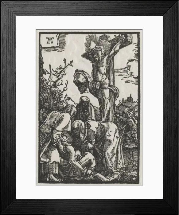 Framed Print : The Fall and Redemption of Man: Christ on the Cross, c. 1515. Creator: Albrecht Altdorfer (German Framed Print : The Fall and Redemption of Man: Christ on the Cross, c. 1515. Creator: Albrecht Altdorfer (German