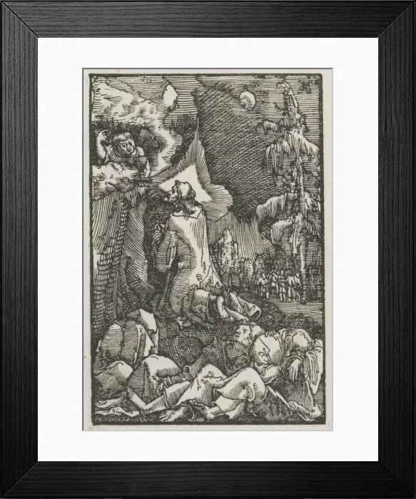Framed Print : The Fall and Redemption of Man: Christ on the Mount of Olives, c Framed Print : The Fall and Redemption of Man: Christ on the Mount of Olives, c