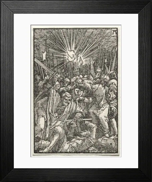 Framed Print : The Fall and Redemption of Man: Christ taken captive, c. 1515. Creator: Albrecht Altdorfer (German Framed Print : The Fall and Redemption of Man: Christ taken captive, c. 1515. Creator: Albrecht Altdorfer (German