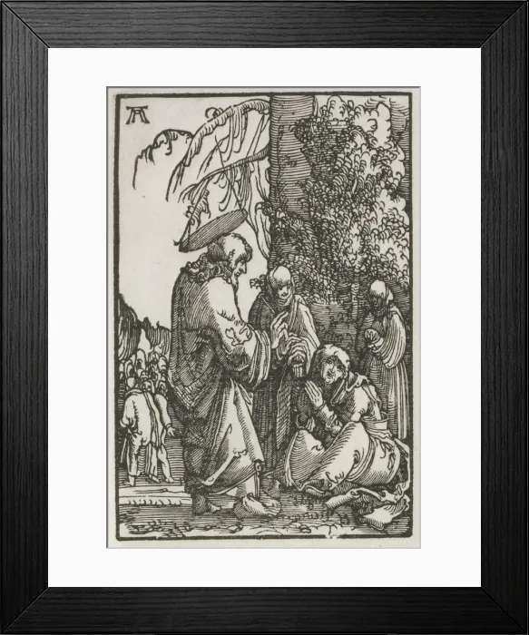 Framed Print : The Fall and Redemption of Man: Christ Taking Leave of His Mother before the Passion, c Framed Print : The Fall and Redemption of Man: Christ Taking Leave of His Mother before the Passion, c