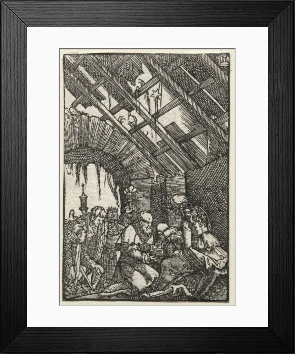 Framed Print : The Fall and Redemption of Man: The Adoration of the Magi, c. 1515. Creator: Albrecht Altdorfer Framed Print : The Fall and Redemption of Man: The Adoration of the Magi, c. 1515. Creator: Albrecht Altdorfer