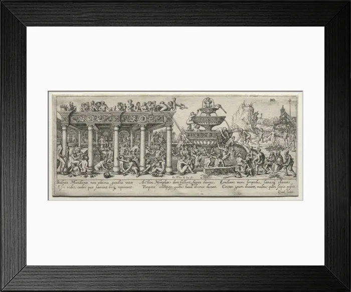 Framed Print : The Fountain of Youth. Creator: Theodor de Bry (Flemish, 1528-1598) Framed Print : The Fountain of Youth. Creator: Theodor de Bry (Flemish, 1528-1598)