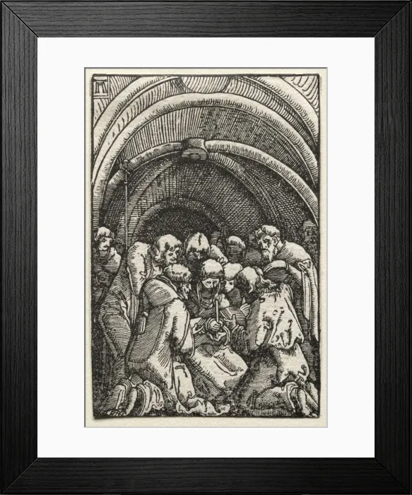 Framed Print : The Fall and Redemption of Man: The Death of the Virgin, c. 1515. Creator: Albrecht Altdorfer Framed Print : The Fall and Redemption of Man: The Death of the Virgin, c. 1515. Creator: Albrecht Altdorfer