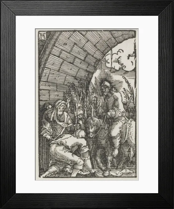 Framed Print : The Fall and Redemption of Man: The Entry into Jerusalem, c. 1515. Creator: Albrecht Altdorfer Framed Print : The Fall and Redemption of Man: The Entry into Jerusalem, c. 1515. Creator: Albrecht Altdorfer