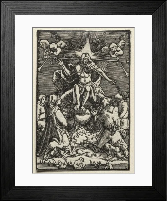 Framed Print : The Fall and Redemption of Man: The Last Judgment, c. 1515. Creator: Albrecht Altdorfer (German, c Framed Print : The Fall and Redemption of Man: The Last Judgment, c. 1515. Creator: Albrecht Altdorfer (German, c