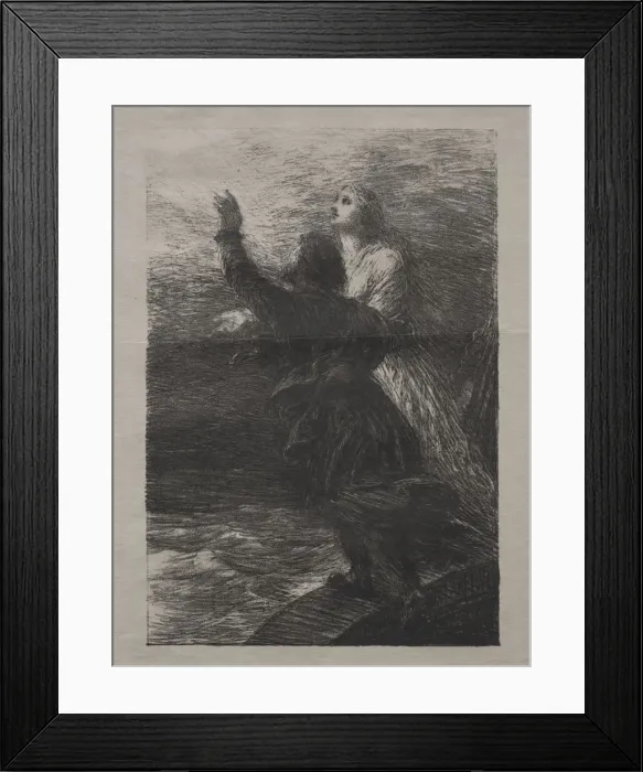 Framed Print : The Flying Dutchman. Creator: Henri Fantin-Latour (French, 1836-1904) Framed Print : The Flying Dutchman. Creator: Henri Fantin-Latour (French, 1836-1904)