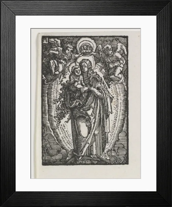 Framed Print : The Fall and Redemption of Man: The Virgin as Queen of Heaven, c Framed Print : The Fall and Redemption of Man: The Virgin as Queen of Heaven, c
